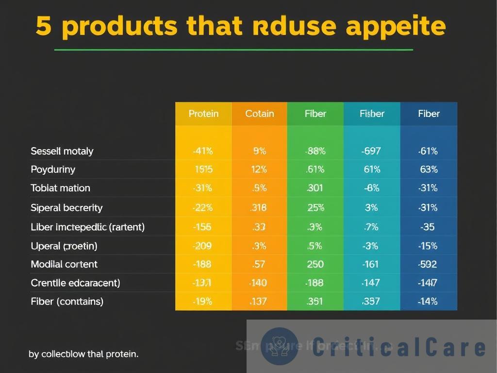 продуктів, які зменшують апетит  Таблица: Сравнение продуктов по содержанию белка и клетчатки фото